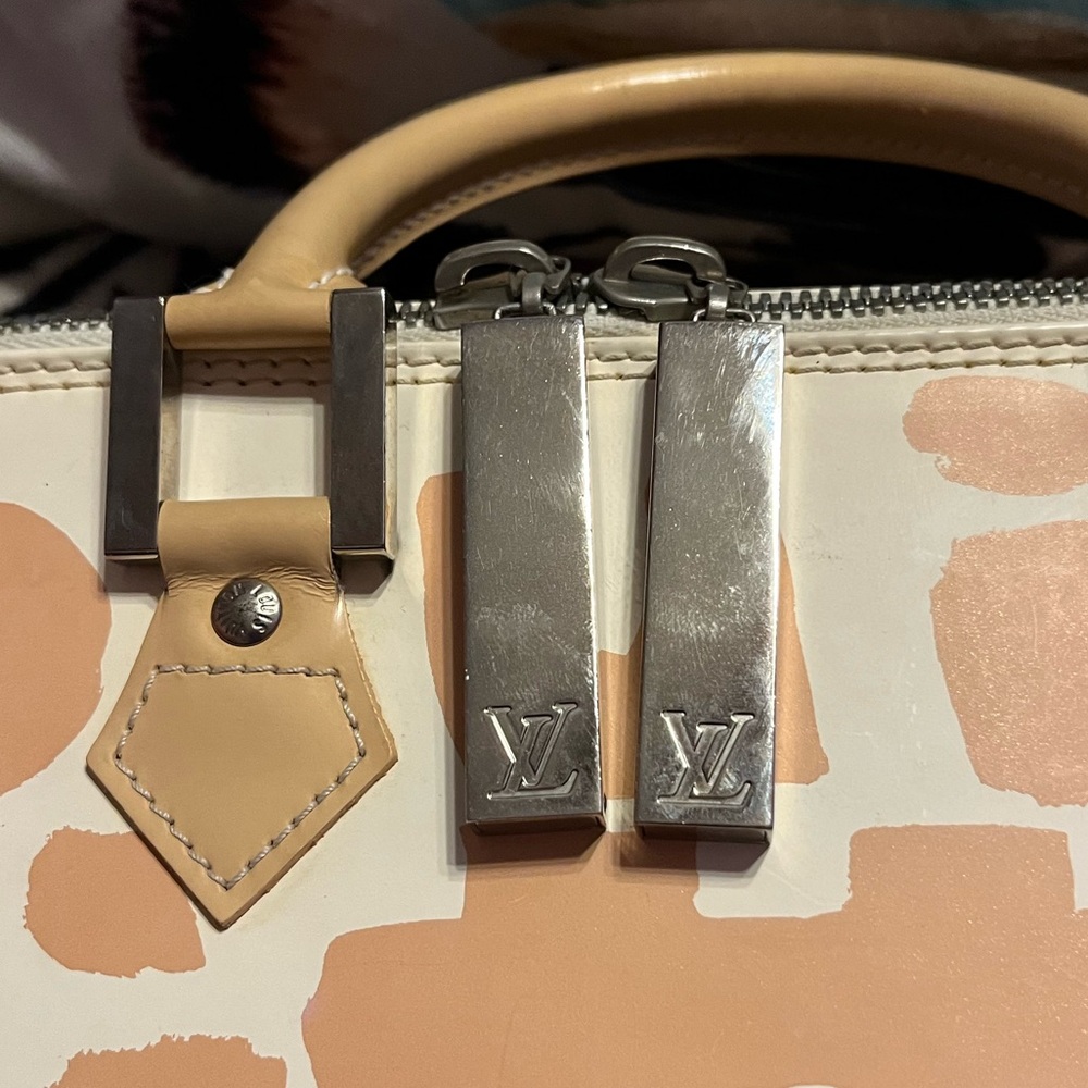 Louis Vuitton Rare EUC *COA Sprouse Graffiti East West Alma Tote Satchel Apricot - Picture 11 of 15